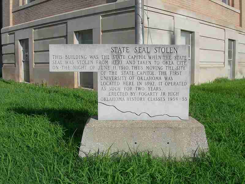 Stolen State Seal Monument